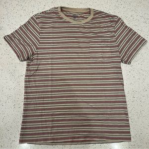 J.Crew men’s striped crew neck T shirt size M